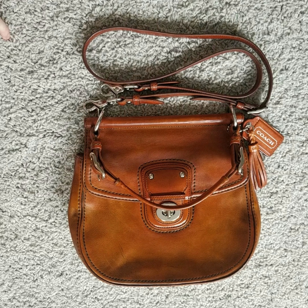 Coach Willis Legacy Crossbody Leather Bag